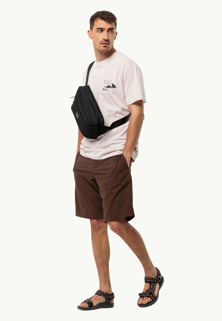 Jack Wolfskin 1809761TR Discover T M Seashell Erkek Tshirt