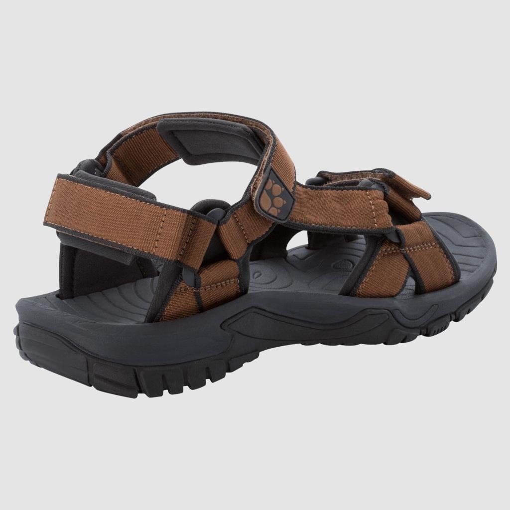 Jack Wolfskin 4019021 Lakewood Ride Sandal M Brown Black Erkek Sandalet