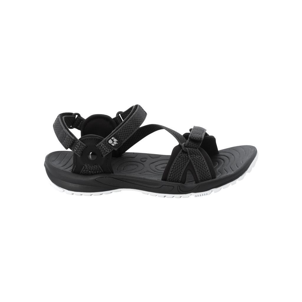 Jack Wolfskin 4019041 Lakewood Ride Sandal W Black/Grey Kadın Sandalet