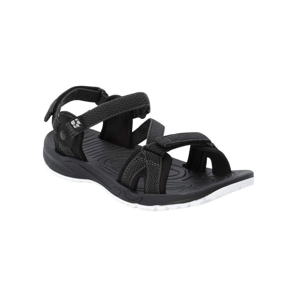 Jack Wolfskin 4019041 Lakewood Ride Sandal W Black/Grey Kadın Sandalet