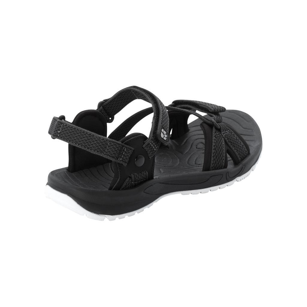 Jack Wolfskin 4019041 Lakewood Ride Sandal W Black/Grey Kadın Sandalet