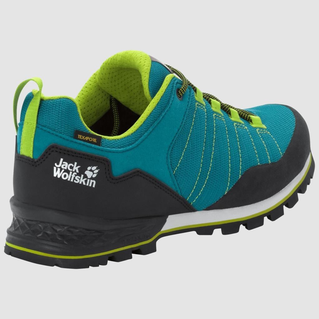 Jack Wolfskin 4035321 Scrambler Lite M Texapore Green/Lime Botte Erkek Outdoor Ayakkabı
