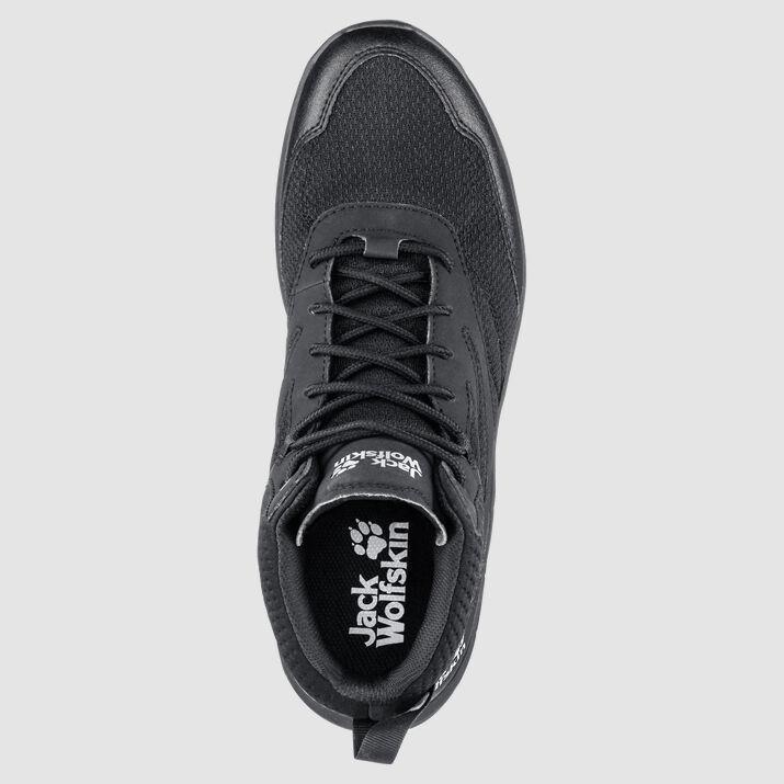 Jack Wolfskin 4039201 Woodland Texapore Mid M Black Erkek Outdoor Bot