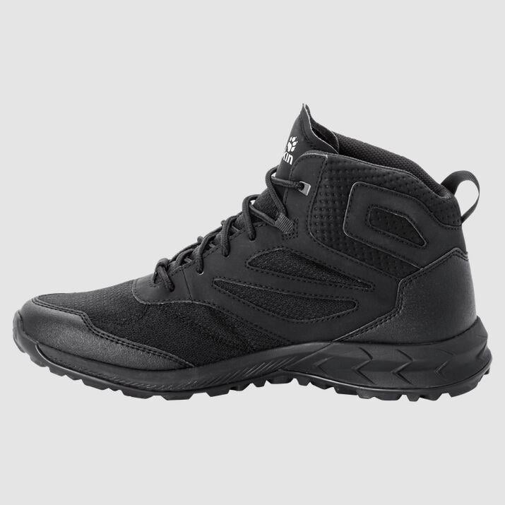 Jack Wolfskin 4039201 Woodland Texapore Mid M Black Erkek Outdoor Bot