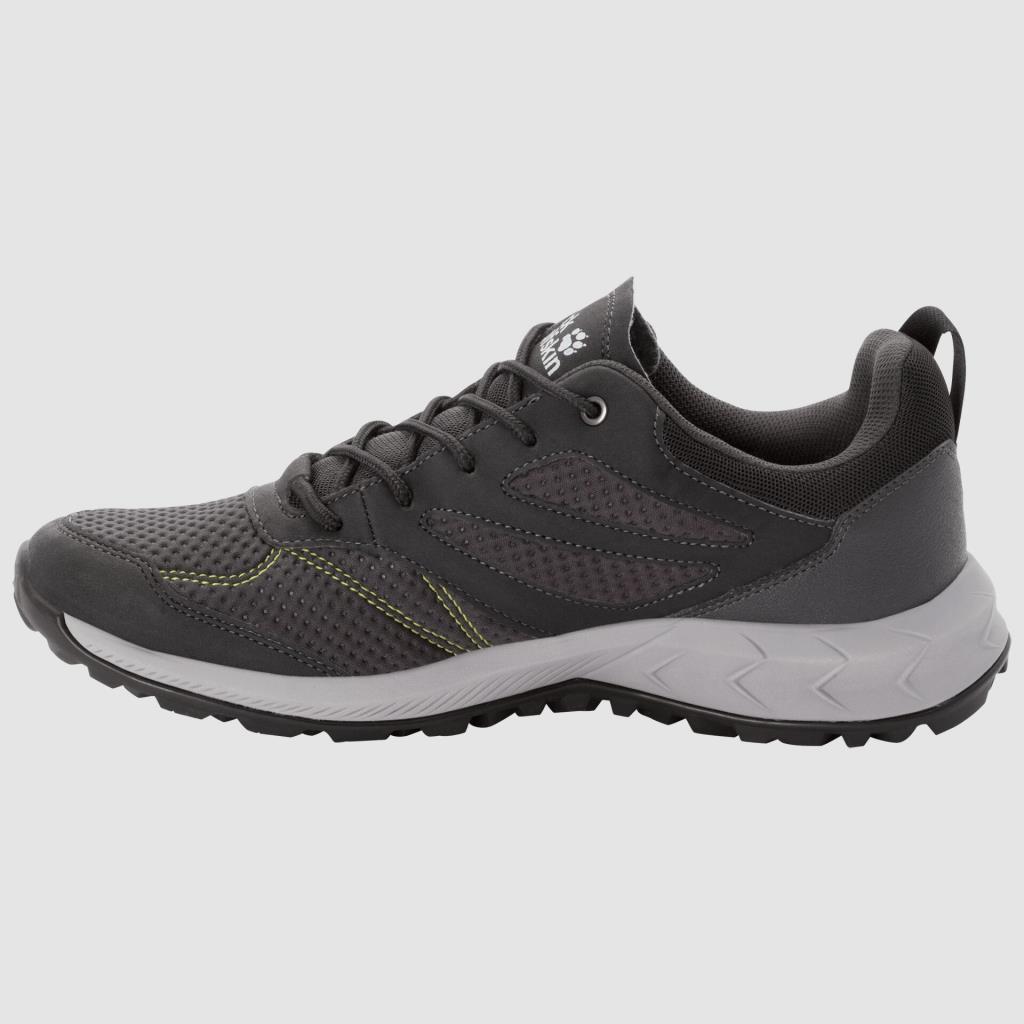 Jack Wolfskin 4039211 Woodland Texapore Low M Dark Grey/Lime Erkek Outdoor Ayakkabı