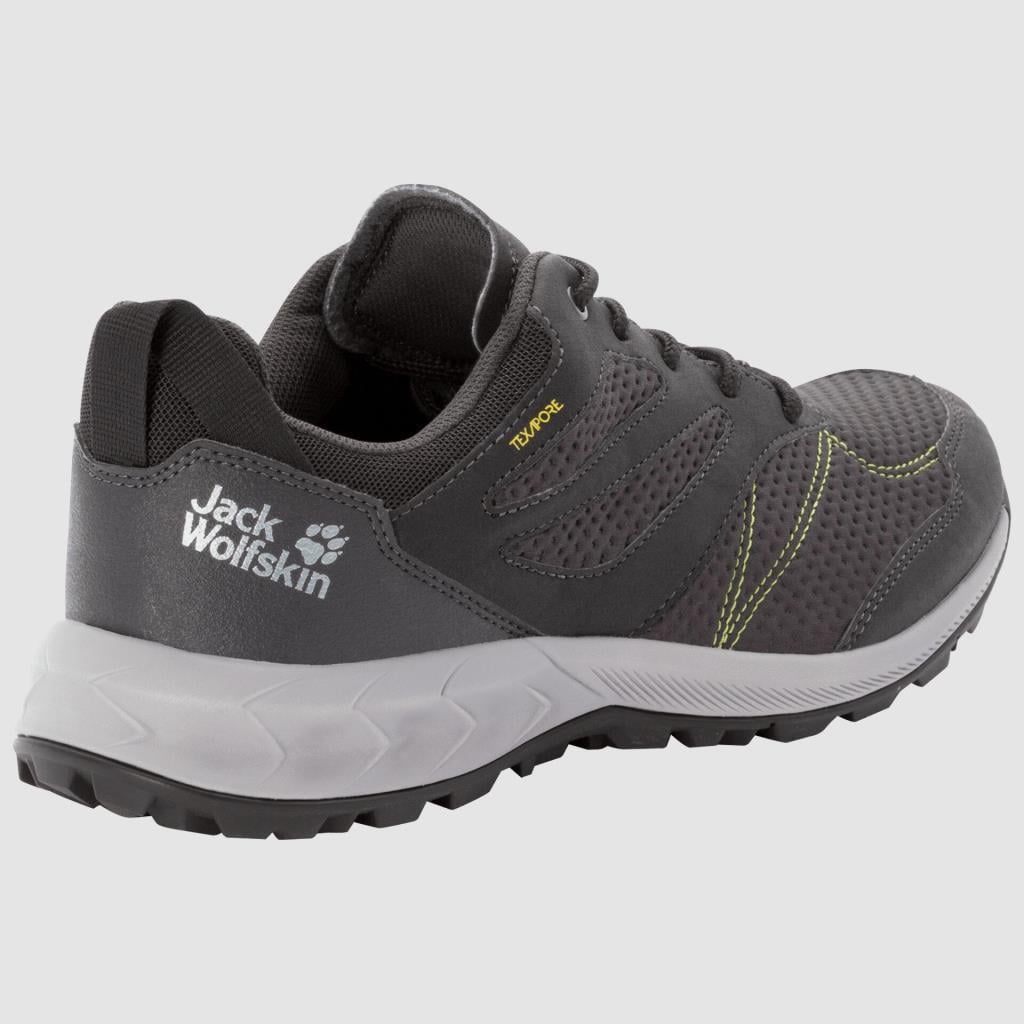 Jack Wolfskin 4039211 Woodland Texapore Low M Dark Grey/Lime Erkek Outdoor Ayakkabı