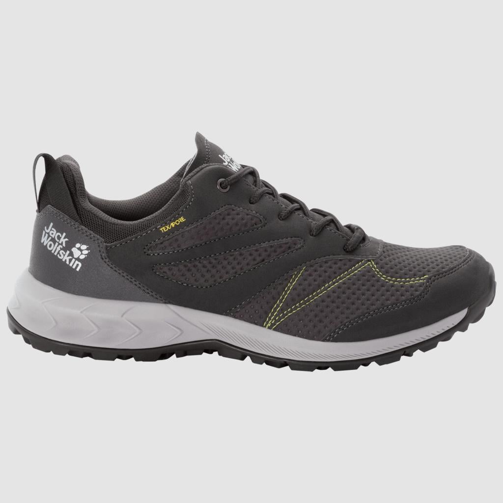 Jack Wolfskin 4039211 Woodland Texapore Low M Dark Grey/Lime Erkek Outdoor Ayakkabı