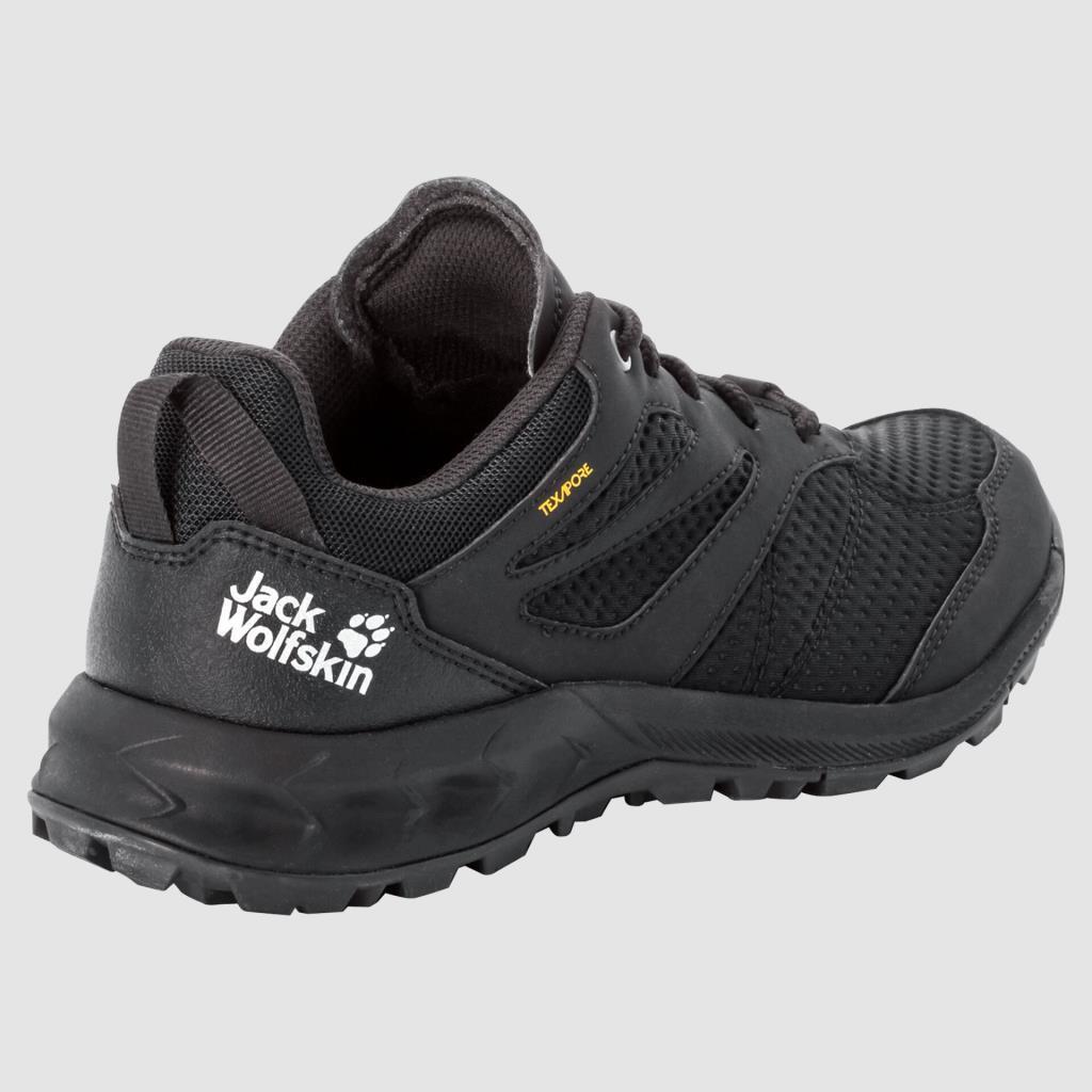 Jack Wolfskin 4039241 Woodland Texapore Low W Black Kadın Outdoor Ayakkabı