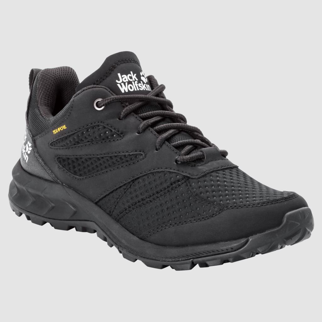 Jack Wolfskin 4039241 Woodland Texapore Low W Black Kadın Outdoor Ayakkabı