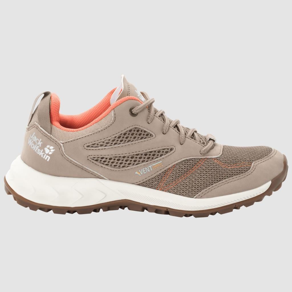 Jack Wolfskin 4039251 Woodland Went Low W Clay/Pink Kadın Outdoor Ayakkabı