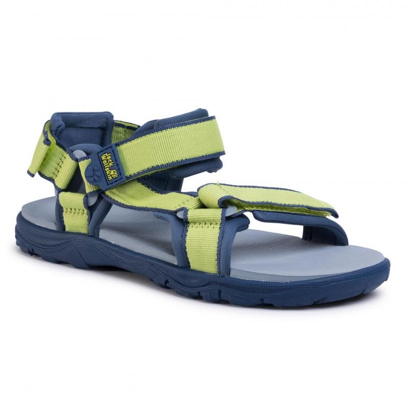 Jack Wolfskin 4040061 Seven Seas 3 K Lime/Blue Kadın Sandalet
