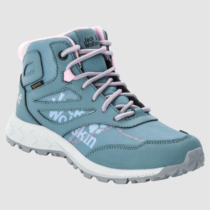 Jack Wolfskin 4042151 Woodland Texapore Mid Grey/Pink Kadın Outdoor Bot
