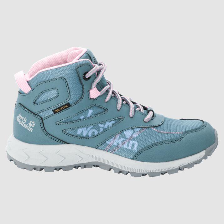 Jack Wolfskin 4042151 Woodland Texapore Mid Grey/Pink Kadın Outdoor Bot