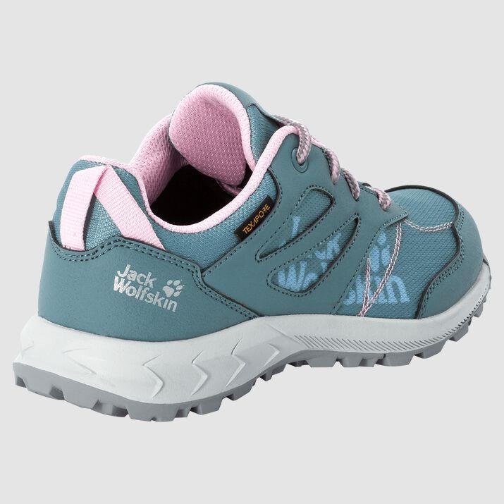 Jack Wolfskin 4042161 Woodland Texapore Low Grey/Pink Kadın Outdoor Ayakkabı