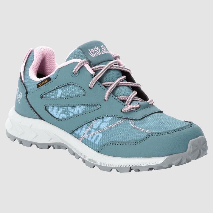 Jack Wolfskin 4042161 Woodland Texapore Low Grey/Pink Kadın Outdoor Ayakkabı