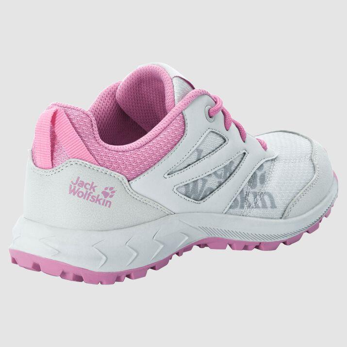 Jack Wolfskin 4042171 Woodland Low Grey/Pink Kadın Outdoor Ayakkabı