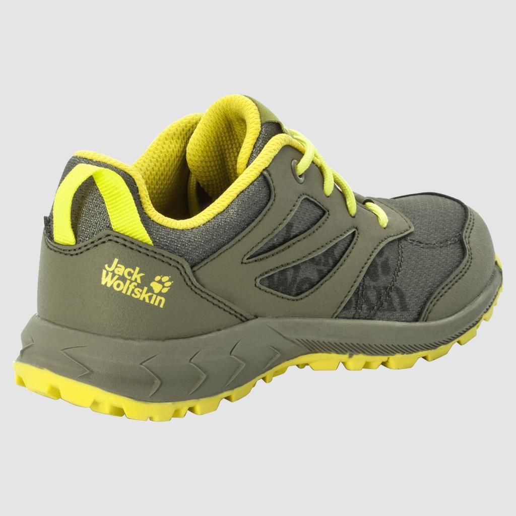 Jack Wolfskin 4042171 Woodland Low Khaki/Green Kadın Outdoor Ayakkabı