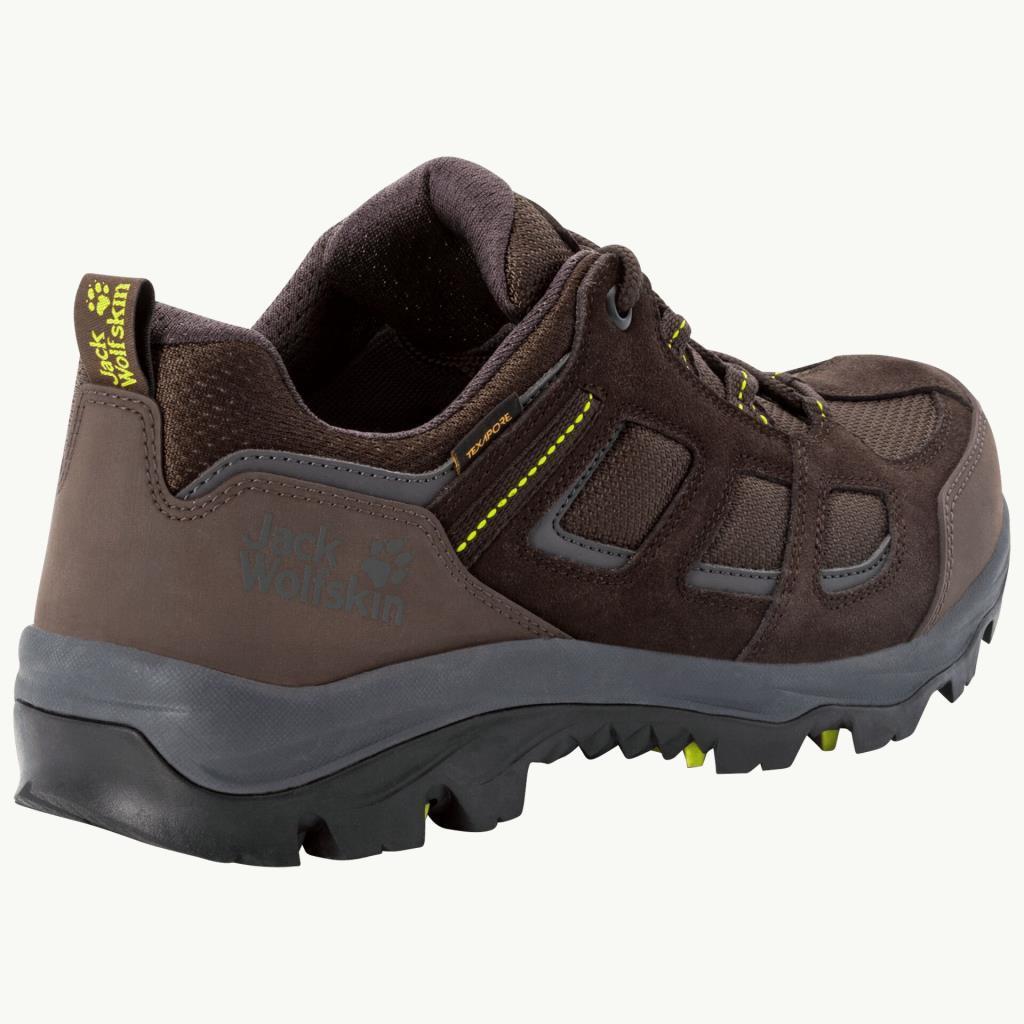Jack Wolfskin 4042441 Vojo 3 Texapore Low M Dark Brown/Lime Erkek Outdoor Ayakkabı