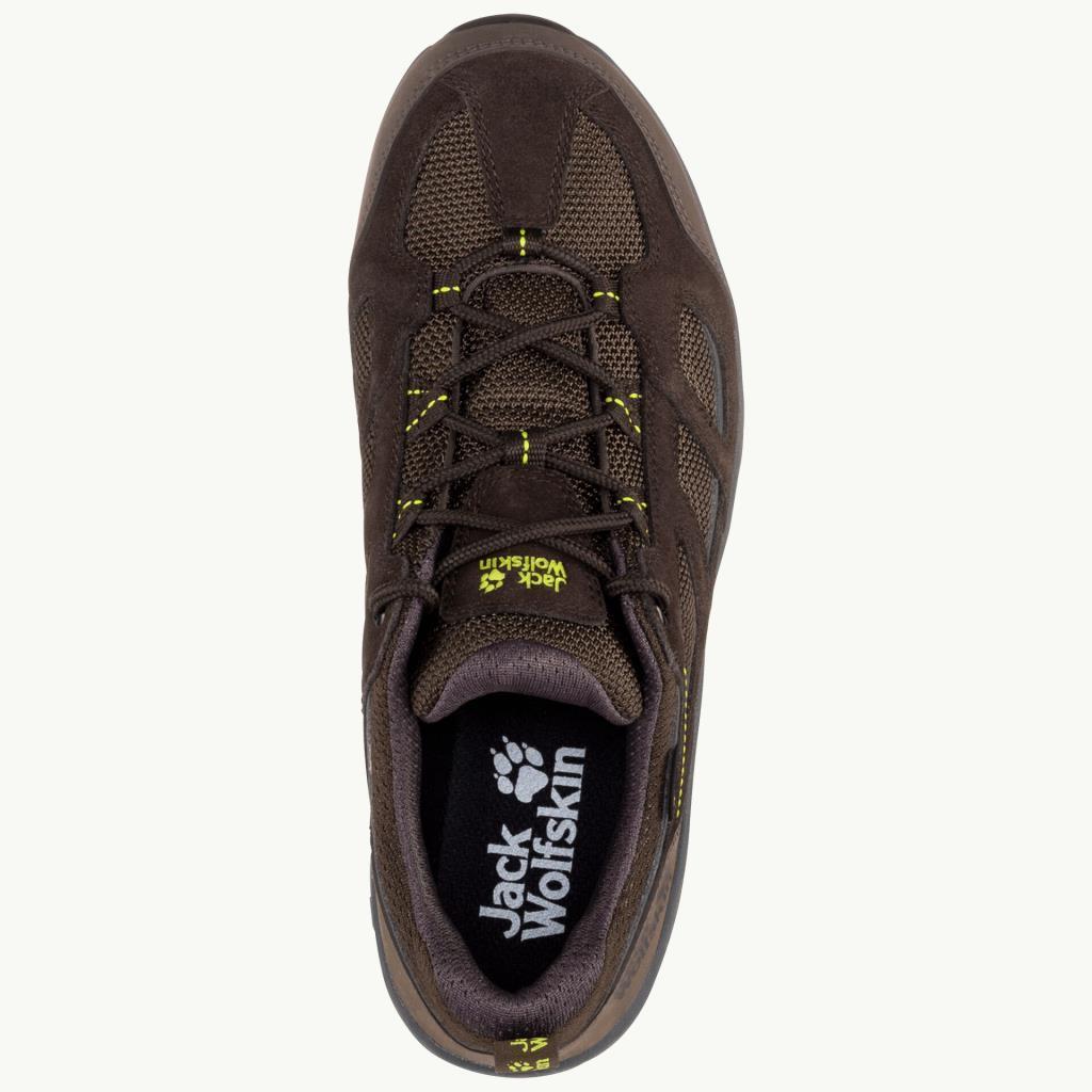 Jack Wolfskin 4042441 Vojo 3 Texapore Low M Dark Brown/Lime Erkek Outdoor Ayakkabı