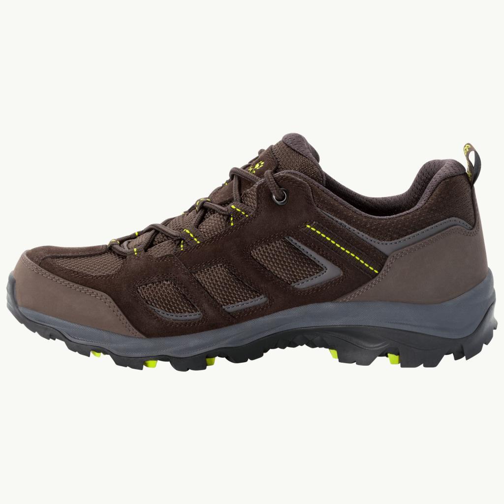 Jack Wolfskin 4042441 Vojo 3 Texapore Low M Dark Brown/Lime Erkek Outdoor Ayakkabı