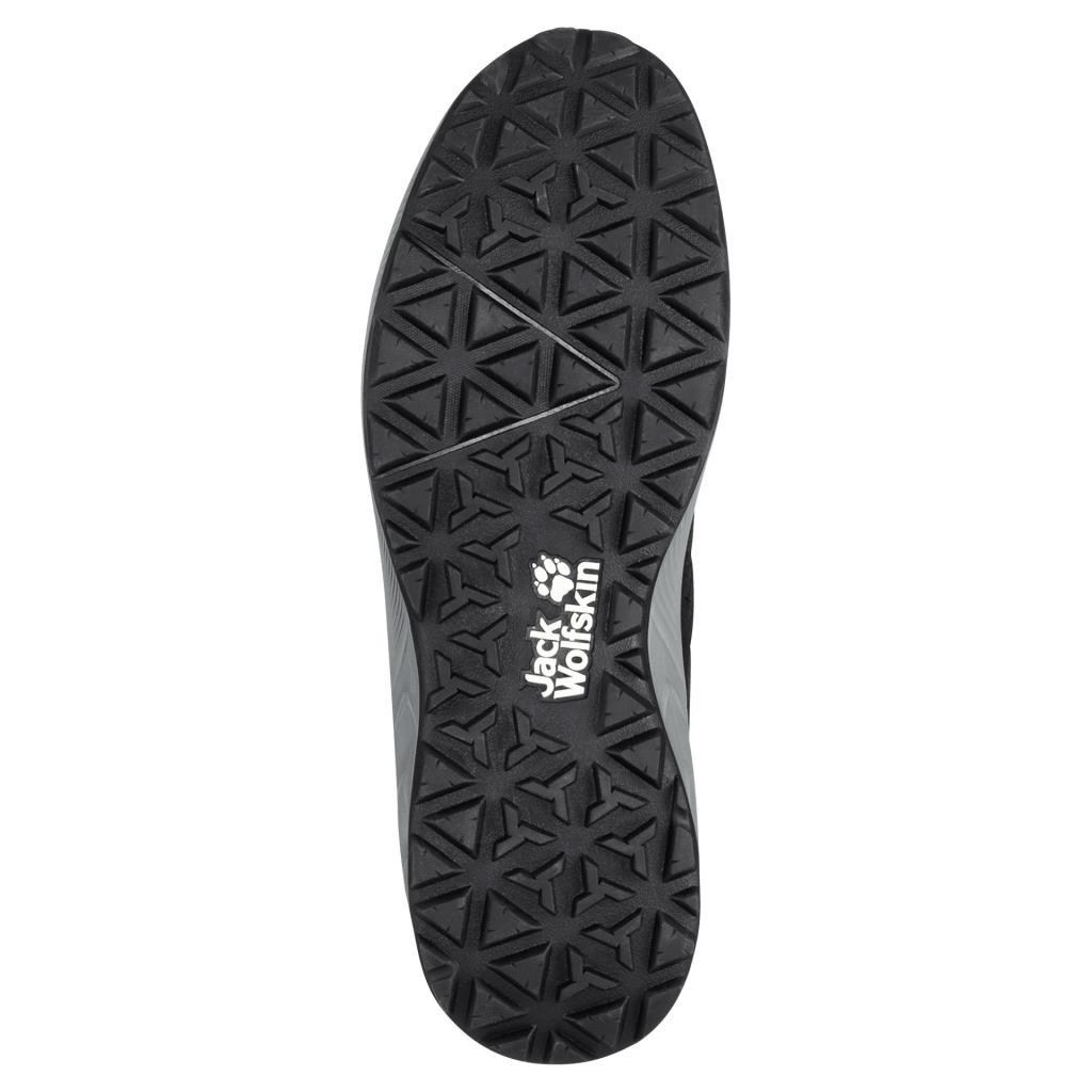 Jack Wolfskin 4051261 Woodland 2 Mid M Black/Burly Yellow XT Erkek Outdoor Bot