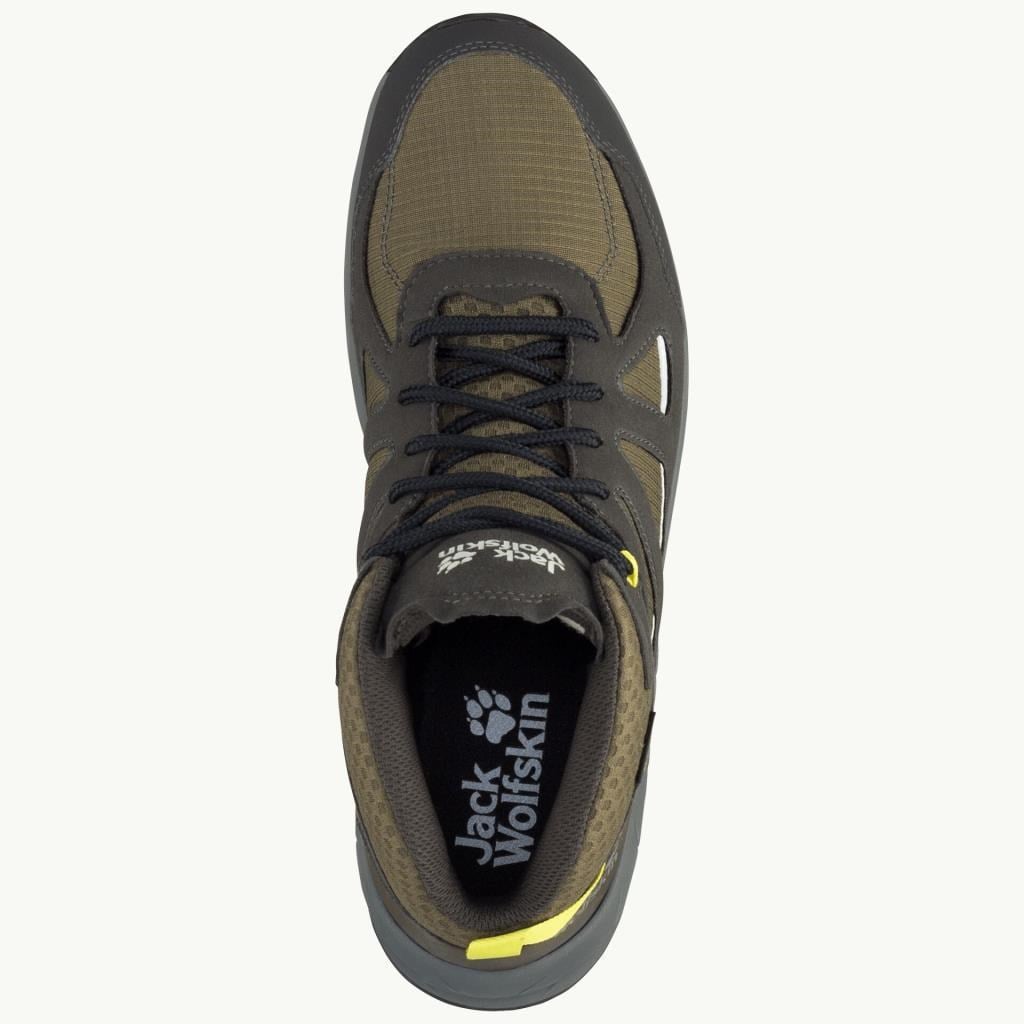 Jack Wolfskin 4051261 Woodland 2 Texapore Mid M Khaki/Green Erkek Outdoor Bot