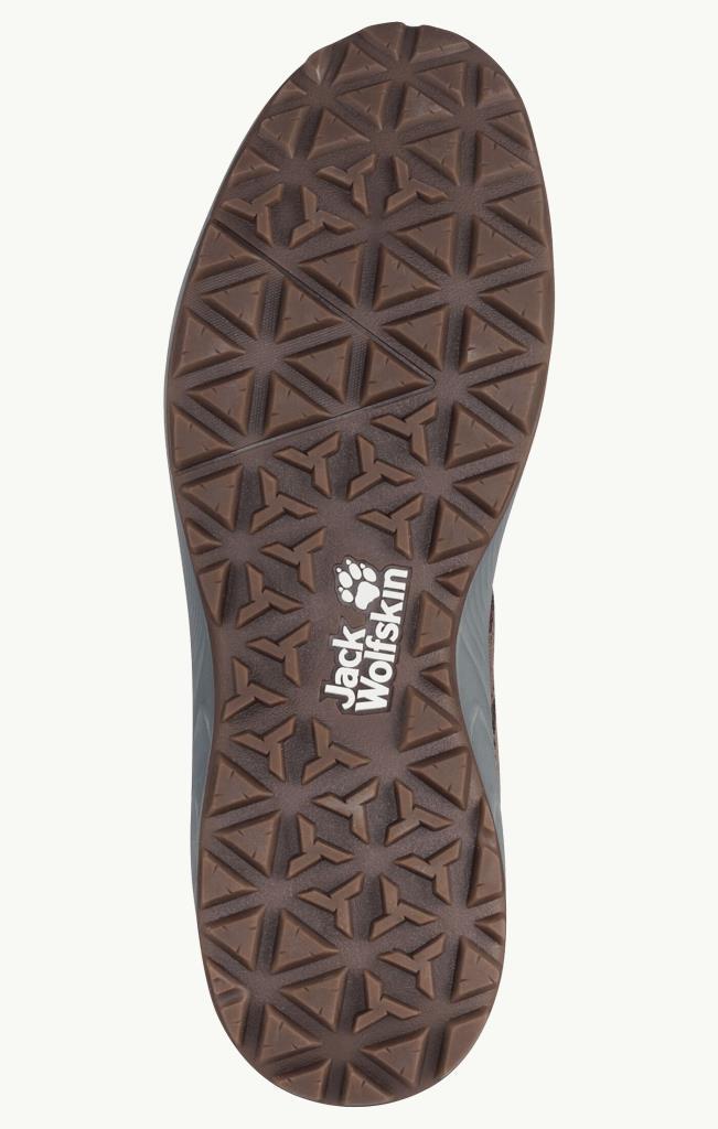 Jack Wolfskin 4051301 Woodland 2 Hybrid Low Brown/ Phanton Erkek Outdoor Ayakkabı