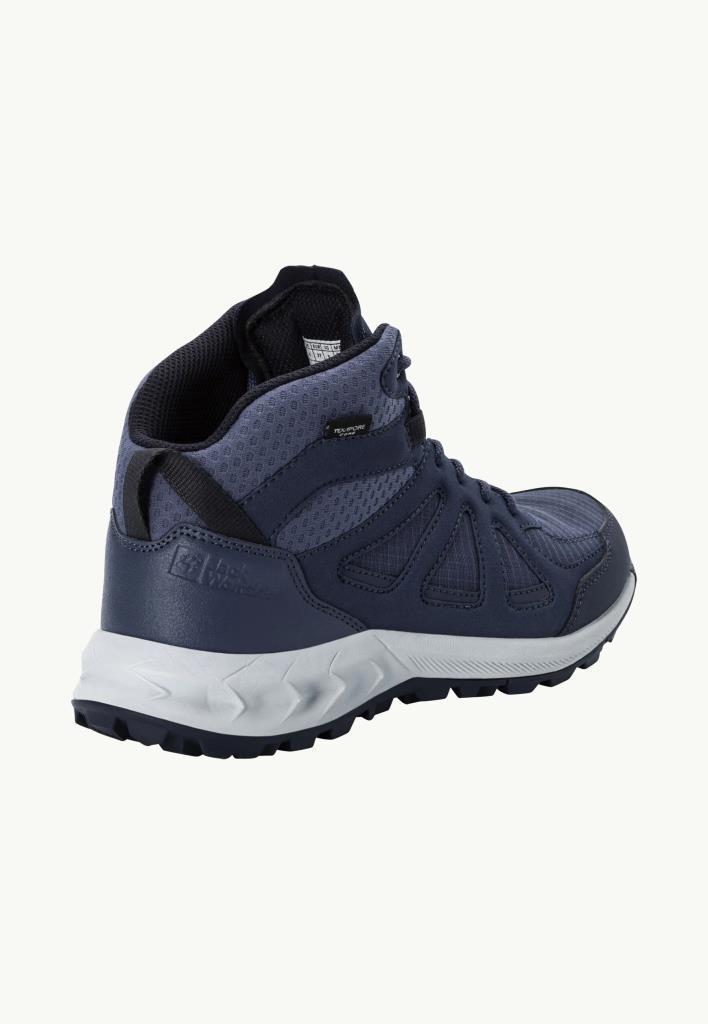 Jack Wolfskin 4051331_1388 Woodland 2 Texapore Mid W Graphite Kadın Outdoor Bot