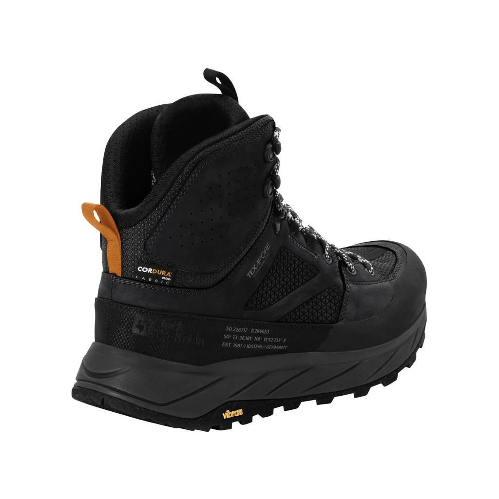 Jack Wolfskin 4056381_6000 Terraquest Texapore Mid M Black Erkek Outdoor Bot