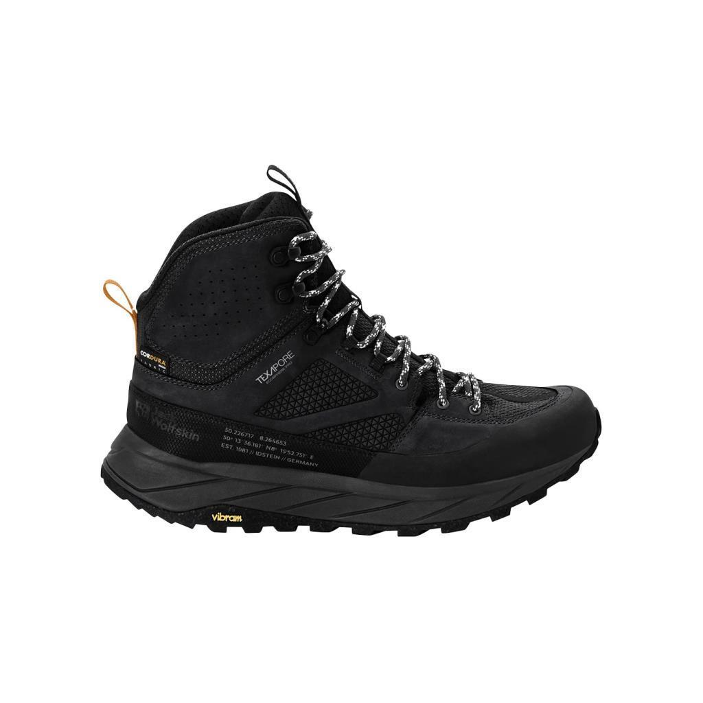 Jack Wolfskin 4056381_6000 Terraquest Texapore Mid M Black Erkek Outdoor Bot