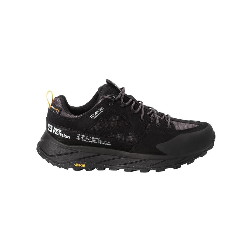 Jack Wolfskin 4056401_6000 Terraquest Texapore Low M Black Erkek Outdoor Ayakkabı
