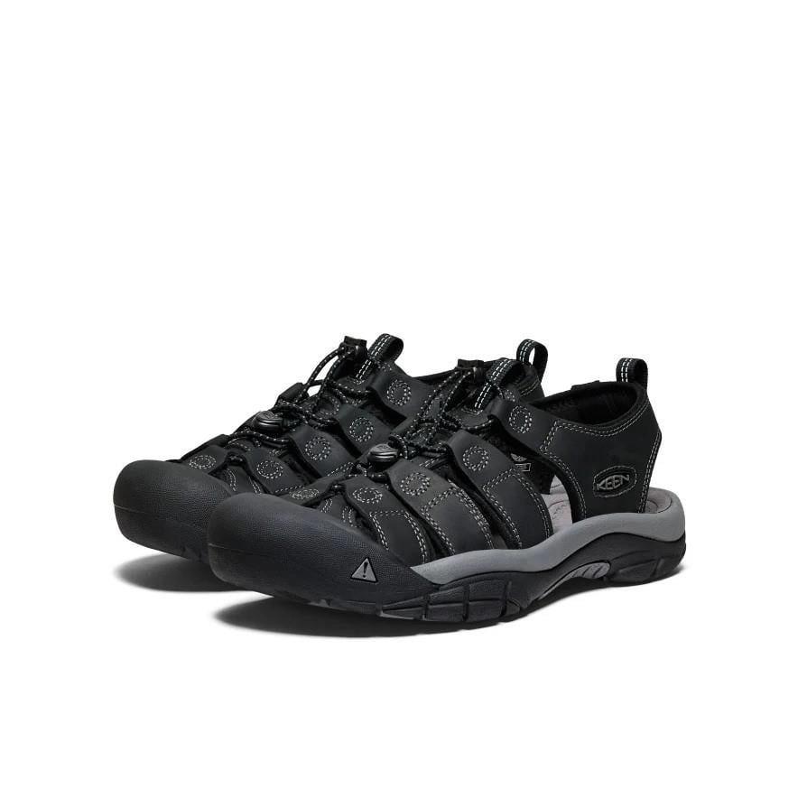 Keen 1022247 Newport Leather Black/Steel Grey Erkek Sandalet