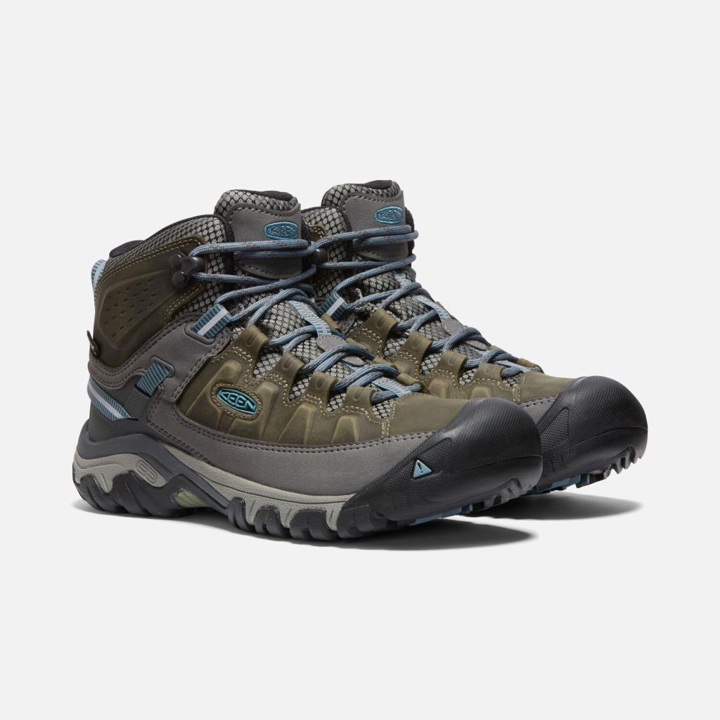 Keen 1023040 Targhee III Mid Wp Magnet/Atlantic Blue Kadın Outdoor Bot