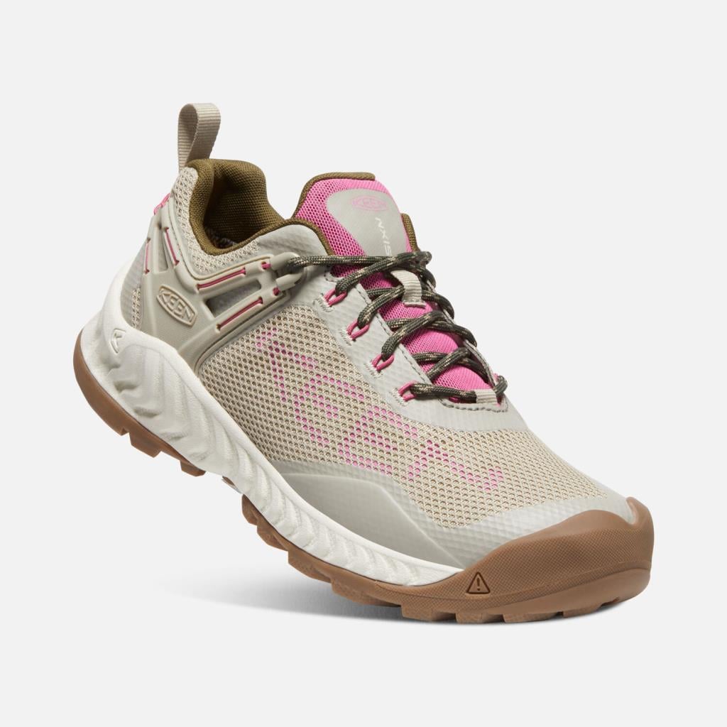Keen 1025914 NXIS Evo WP Plaza Taupe/Ibis Rose Kadın Outdoor Ayakkabı