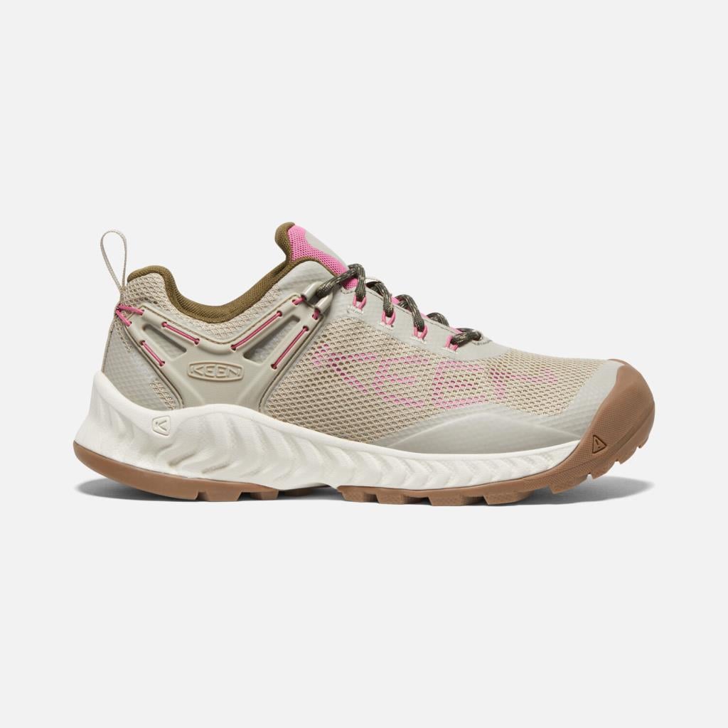 Keen 1025914 NXIS Evo WP Plaza Taupe/Ibis Rose Kadın Outdoor Ayakkabı