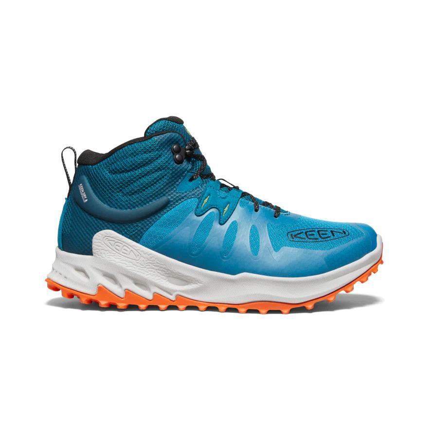 Keen 1028037 Zionic Mid Wp Fjord Blue/Evening Primrose Erkek Outdoor Bot