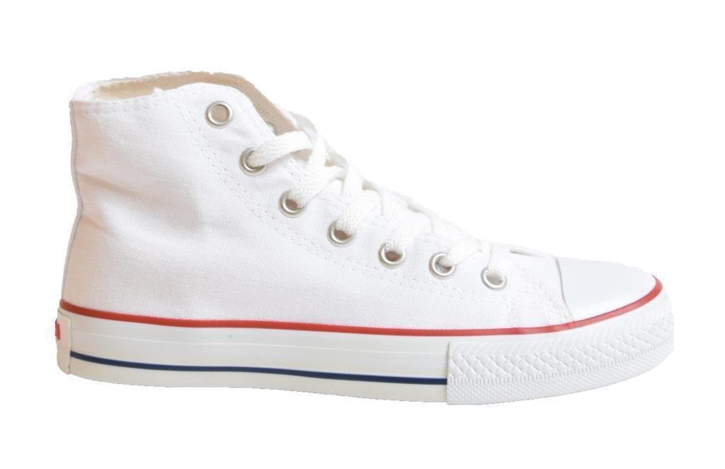Kuum K8804 Beyaz Bilekli Converse kadın Spor Ayakkabı