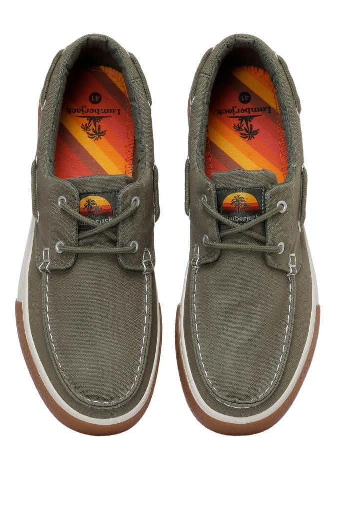 Lumberjack 101340769 Robert 3FX Haki Erkek Ayakkabı