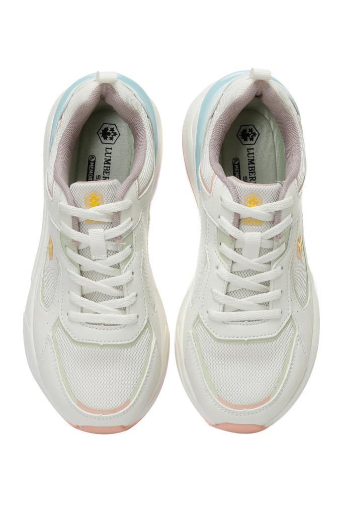 Lumberjack 101394448 Oxford WMN 3PR Kırık Beyaz Kadın Sneaker