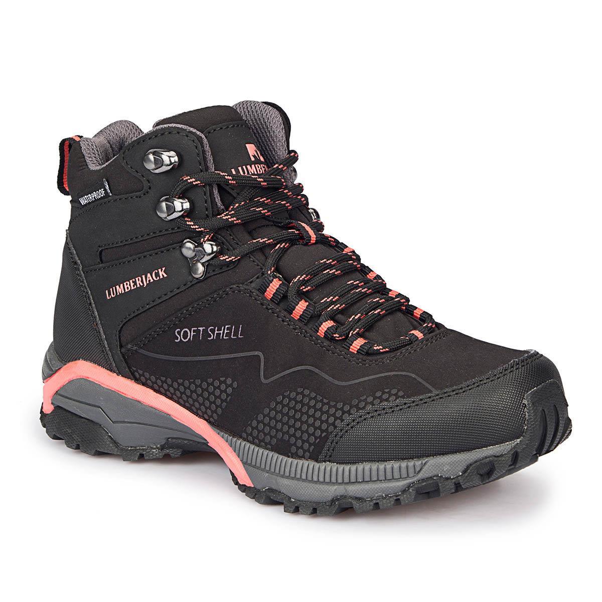 Lumberjack Fest Hi Siyah-Pembe 100263794 Waterproof Kadın  Bot