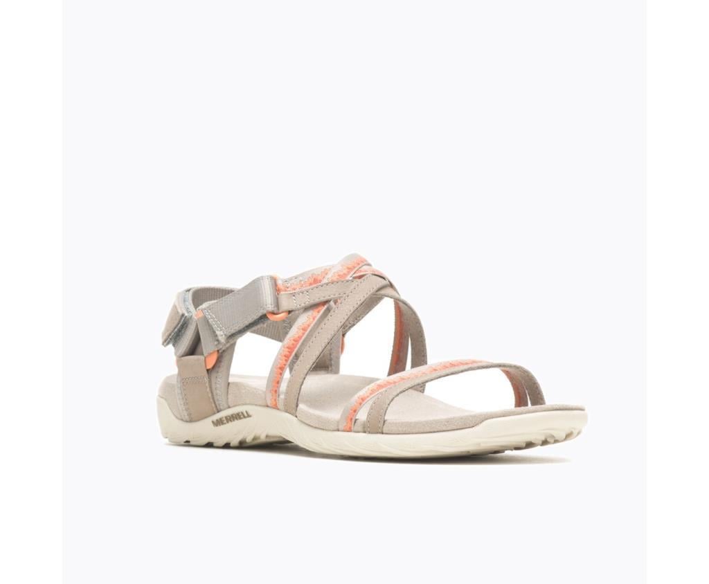Merrell J005664 Terran 3 Cush Lattice Moon/Clay Kadın Sandalet