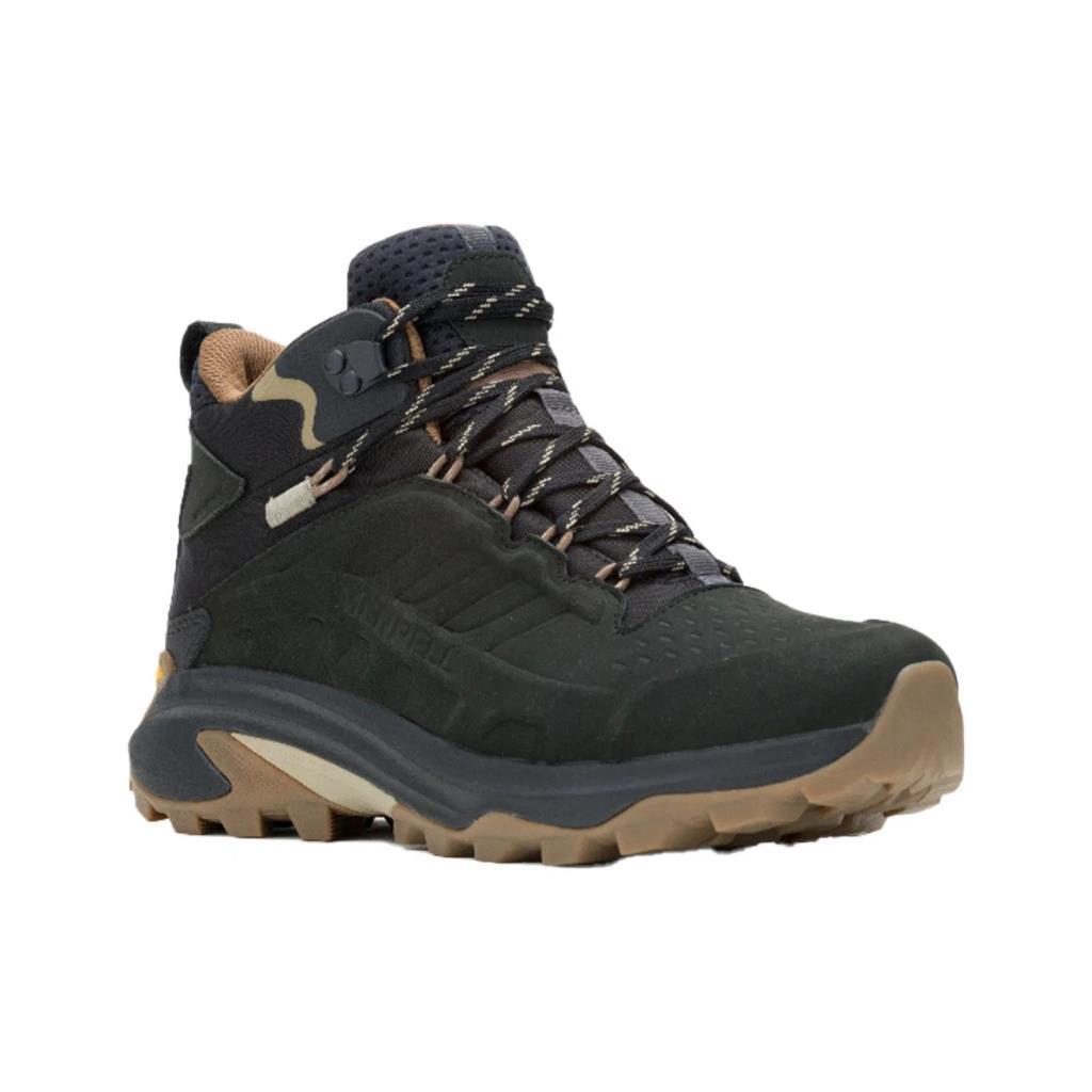 Merrell J037777 Moab Speed 2 LTR Mid Wp Black Erkek Outdoor Bot