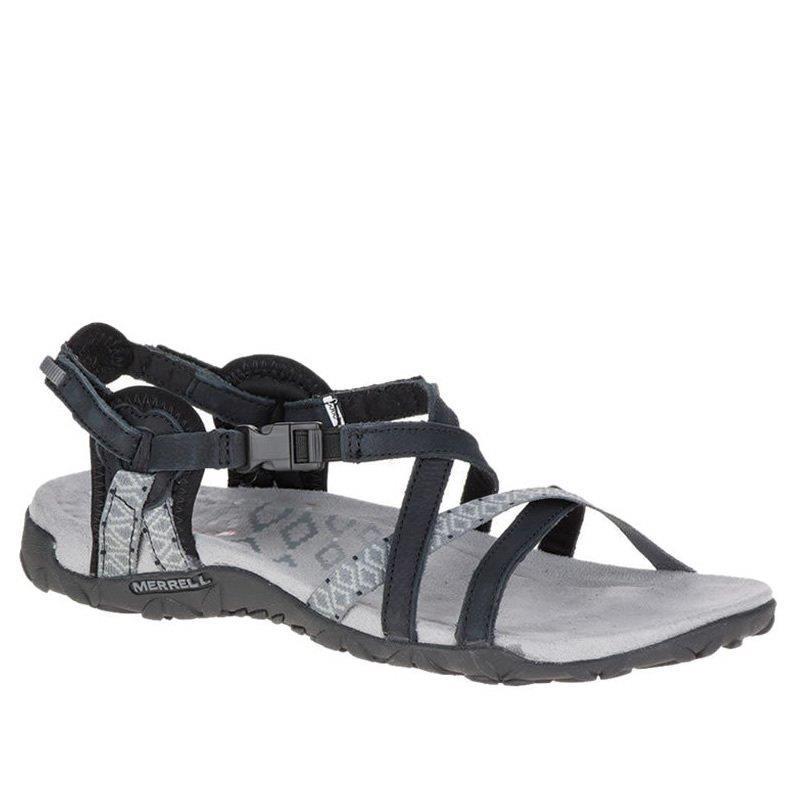 Merrell J55318 Terran Lattice 2 Black Noir Kadın Sandalet