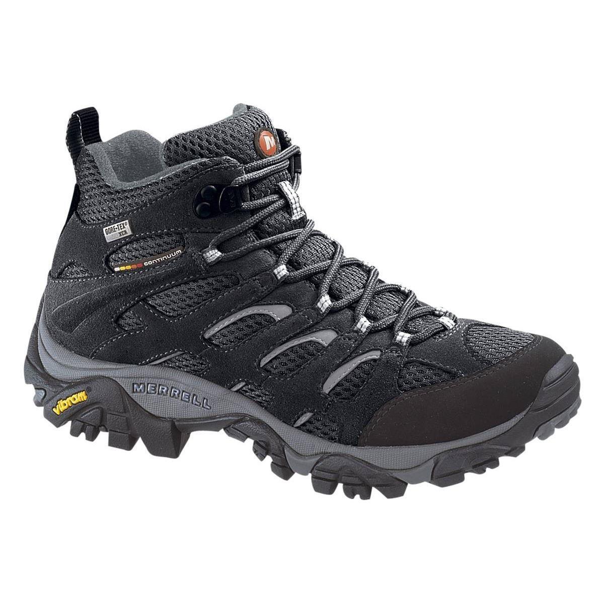 Merrell j584597 Moab Mid Gore Tex Black Erkek Outdoor Bot