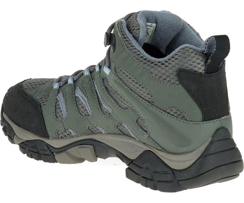 Merrell J87112 Moab Mid Gore Tex Grey/Pervinkle Kadın Outdoor Bot