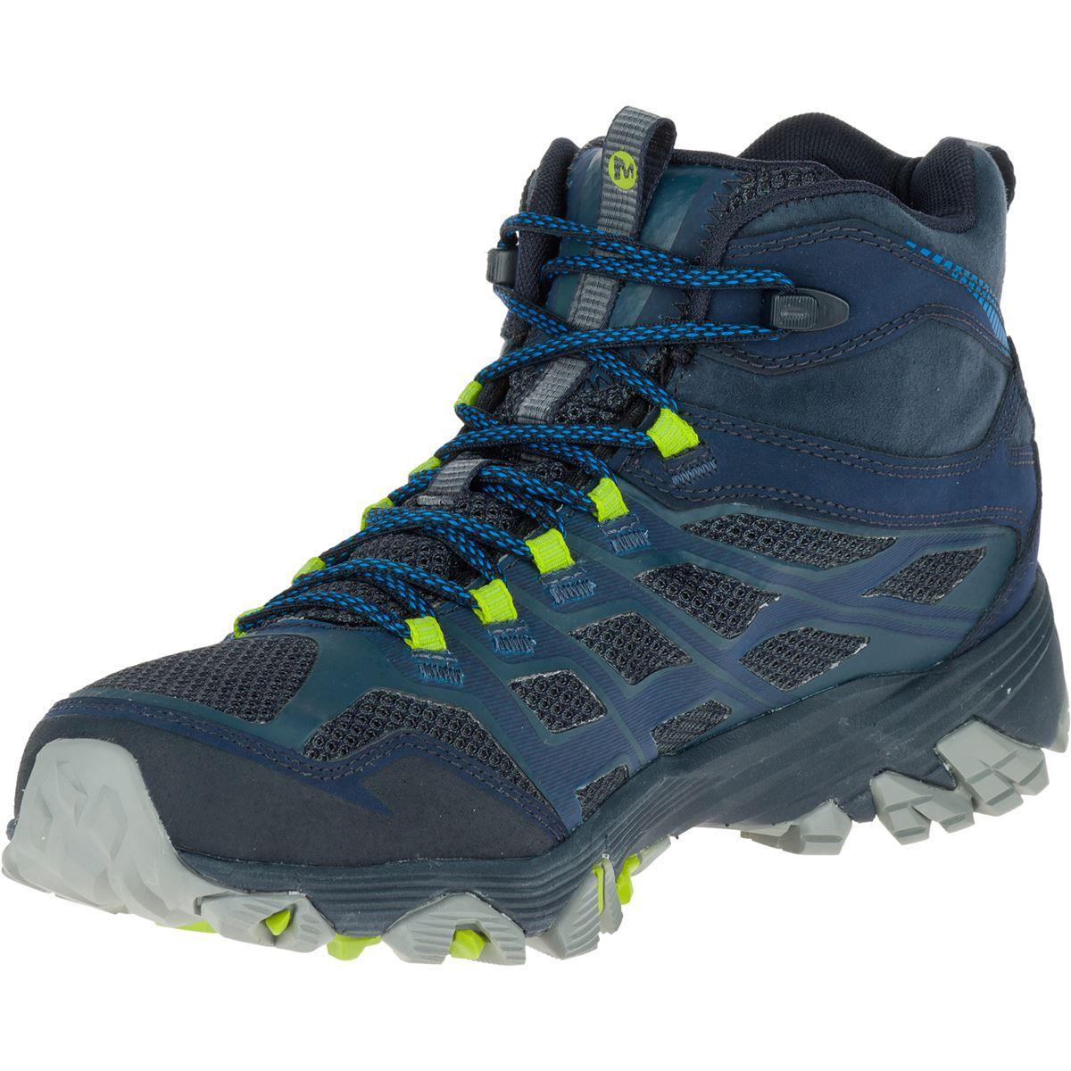 Merrell Moab Fst Mid Gore Tex Navy J36889 Erkek Outdoor Bot
