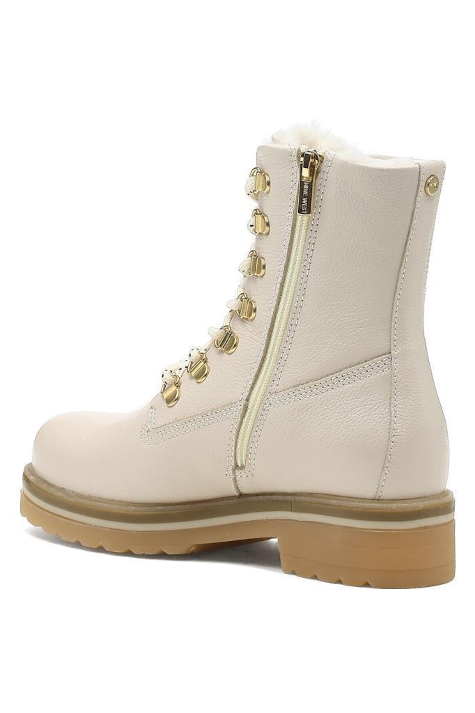 Nine West 101065049 Manlera  Bej Deri Kadın Bot