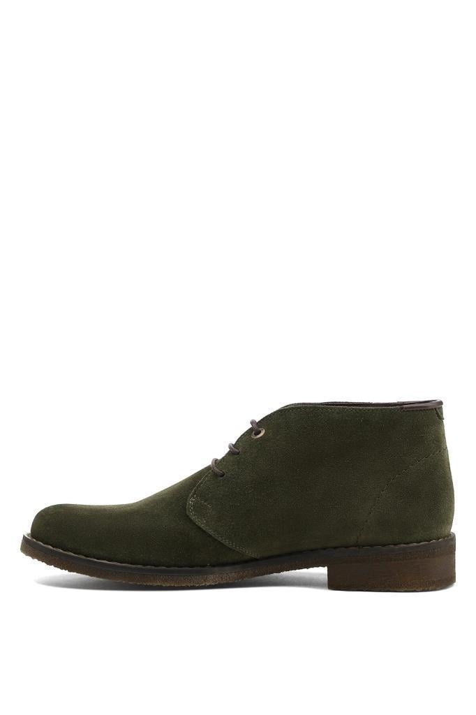 Nine West 101067726 Agello 1 PR Haki Nubuk Erkek Bot