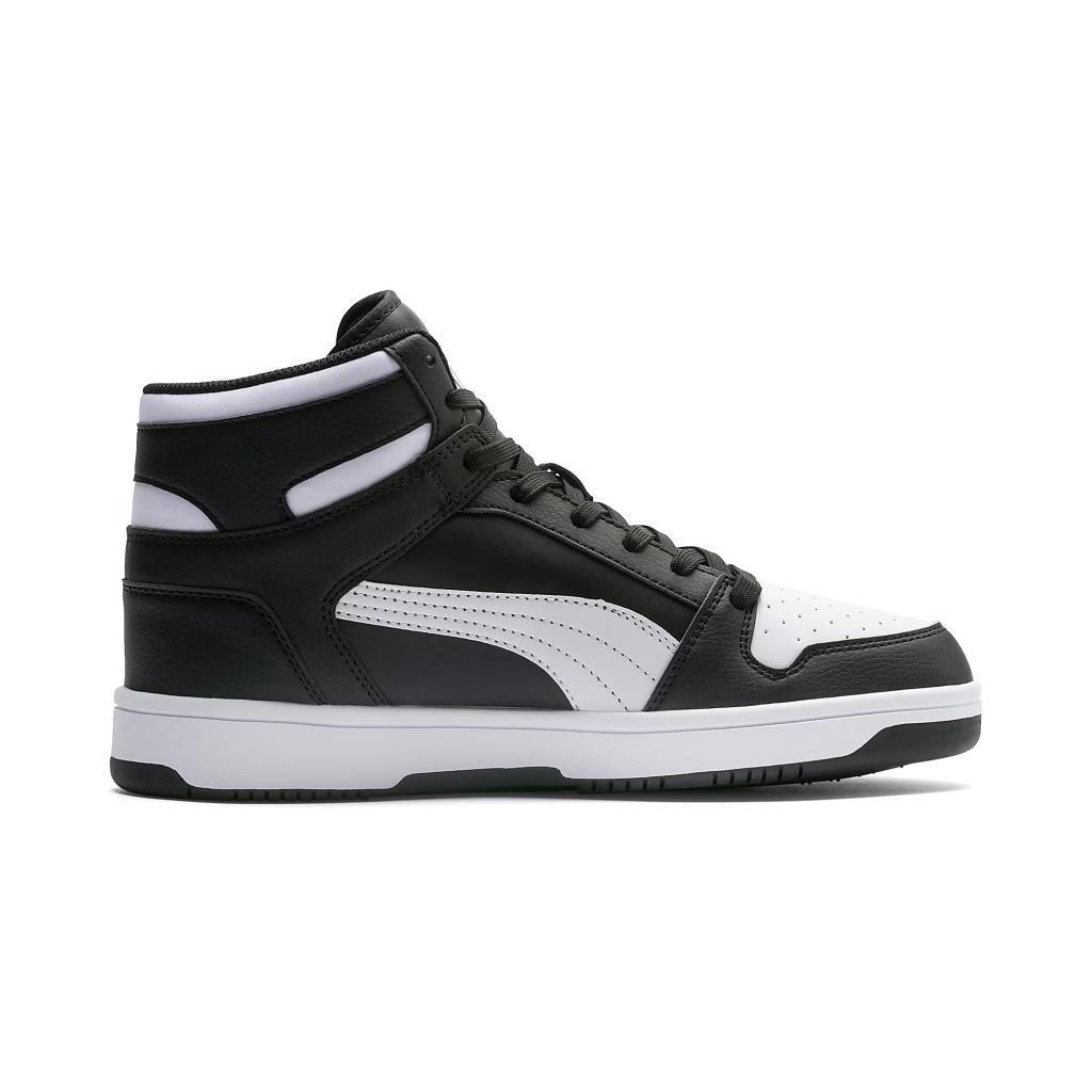 Puma 369573 01 Rebound LayUp SL Puma Black/Puma White Erkek Sneaker