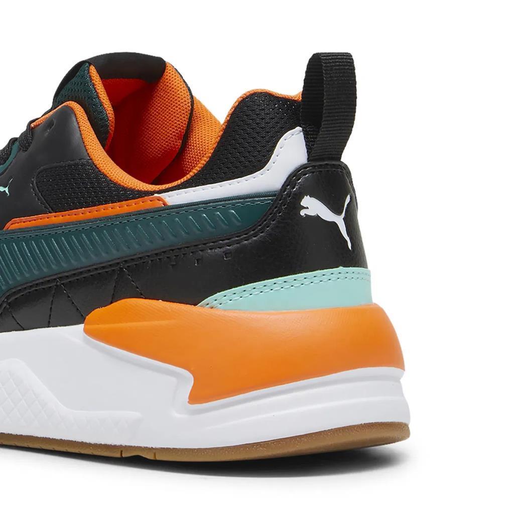 Puma 373108 90 X-Ray 2 Square Black/Myrtle/Flame Flicker Erkek Sneaker